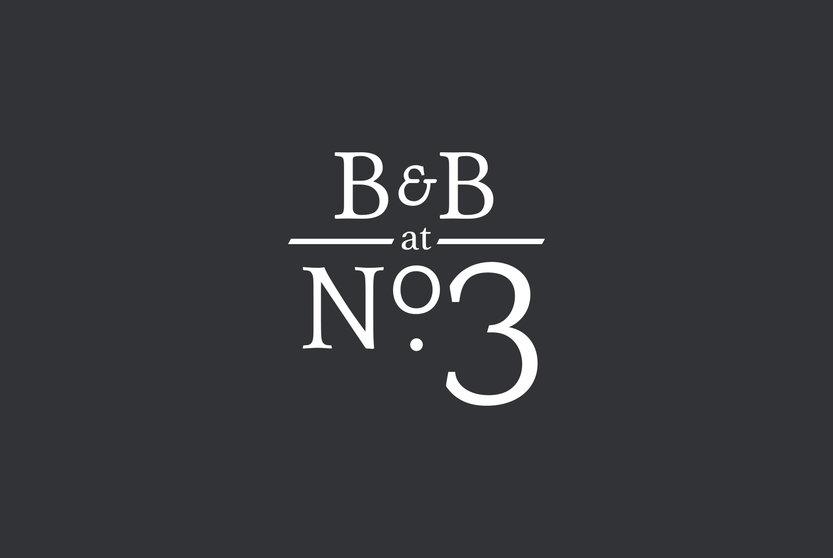 B&B at Number 3 - DBC, Brand Identity, Logo Design and Website